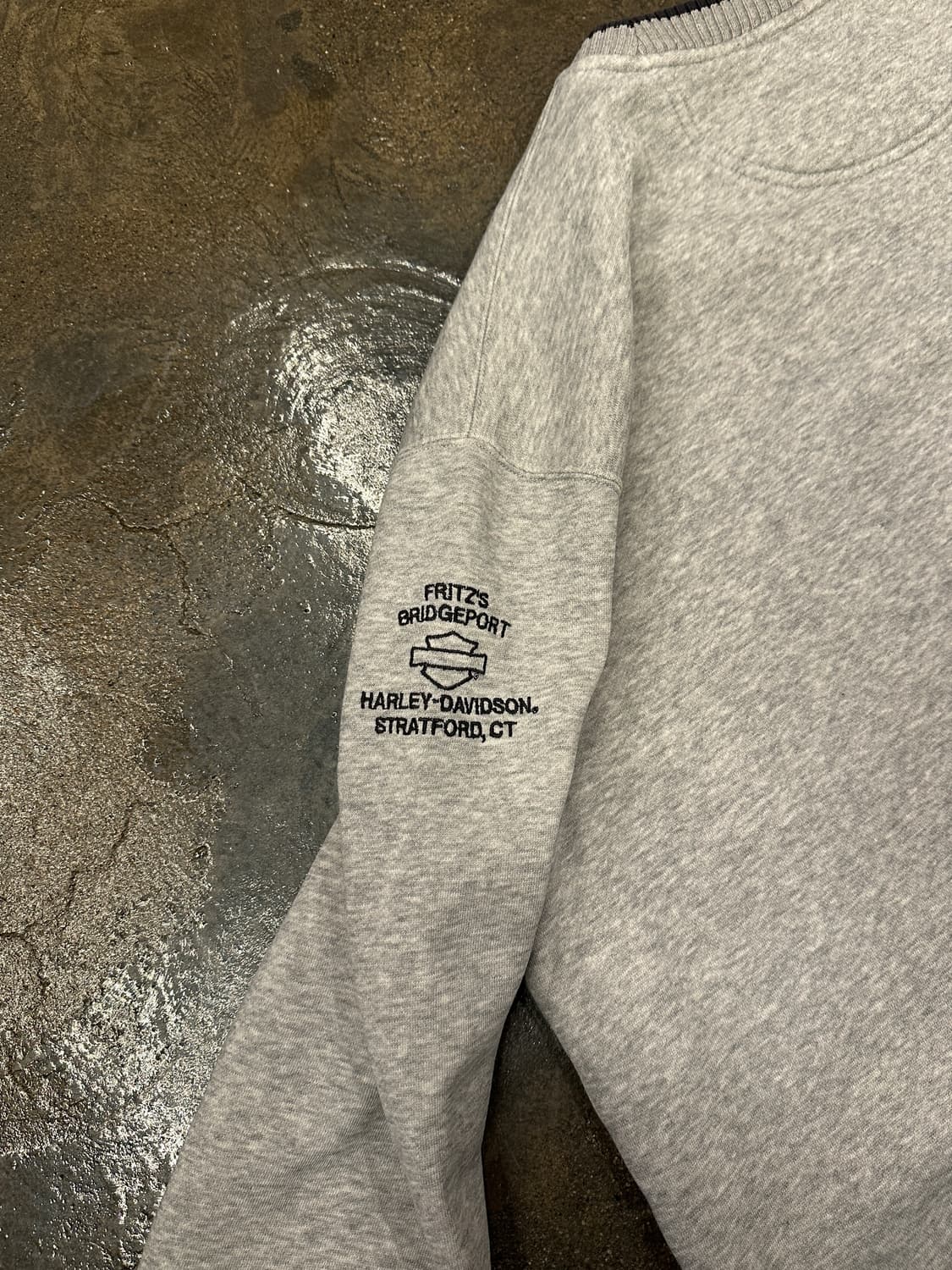 할리데이비슨 그레이 스웻셔츠 XL 상품이미지6