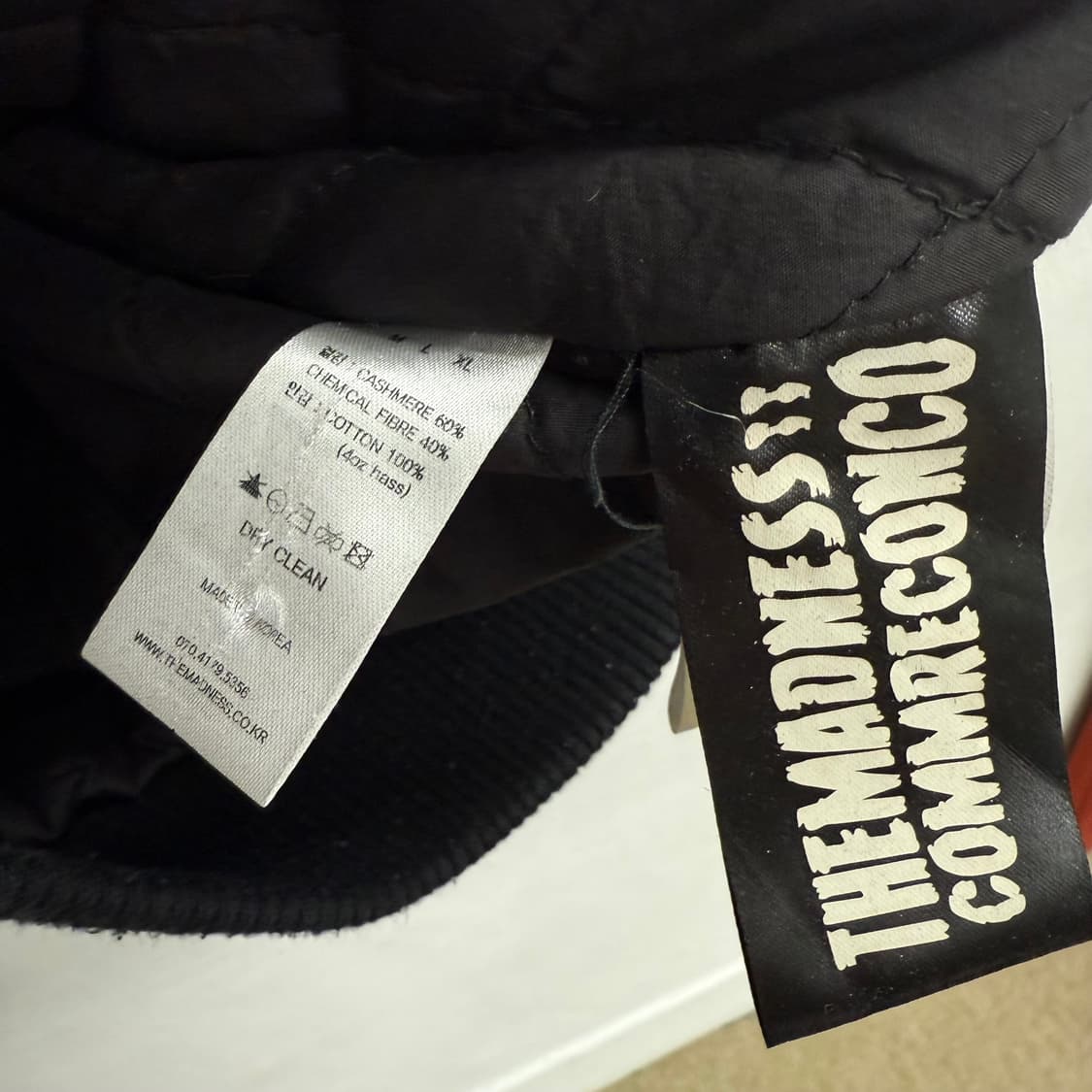 더 매드니스 HIGH WAY MA-1 / BLACK XL 상품이미지3