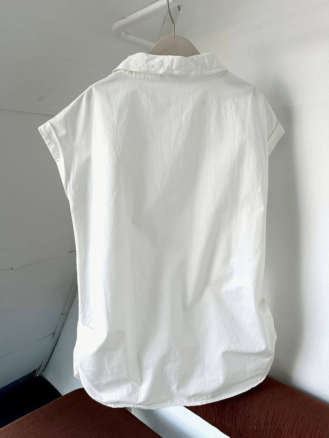 Dried cotton design shirred shirt top 상품이미지5