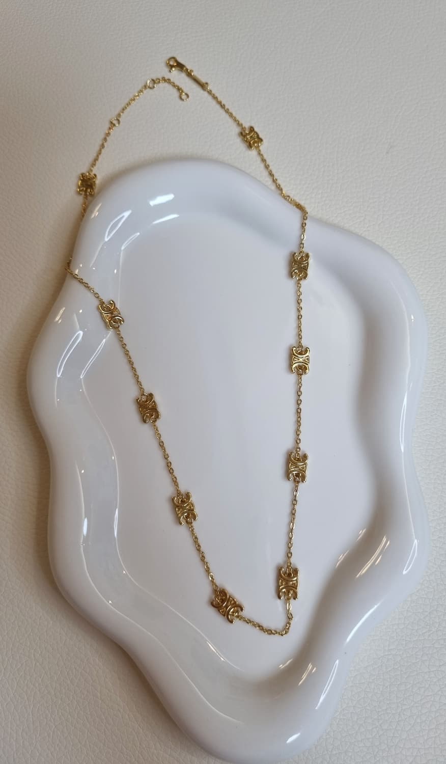 셀린느 트리오페 금장 목걸이 업사이클링 상품이미지6