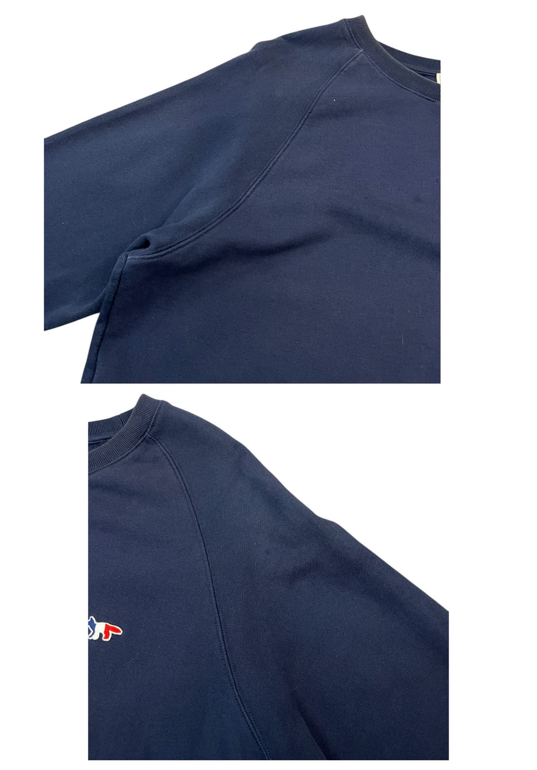 메종키츠네 맨투맨 네이비 2XL #csz1860 상품이미지8