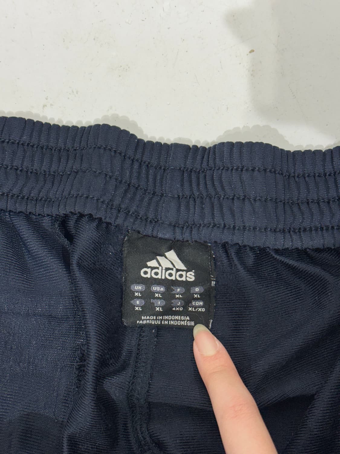 아디다스 네이비 레드 삼선 와이드 팬츠 XL 상품이미지7