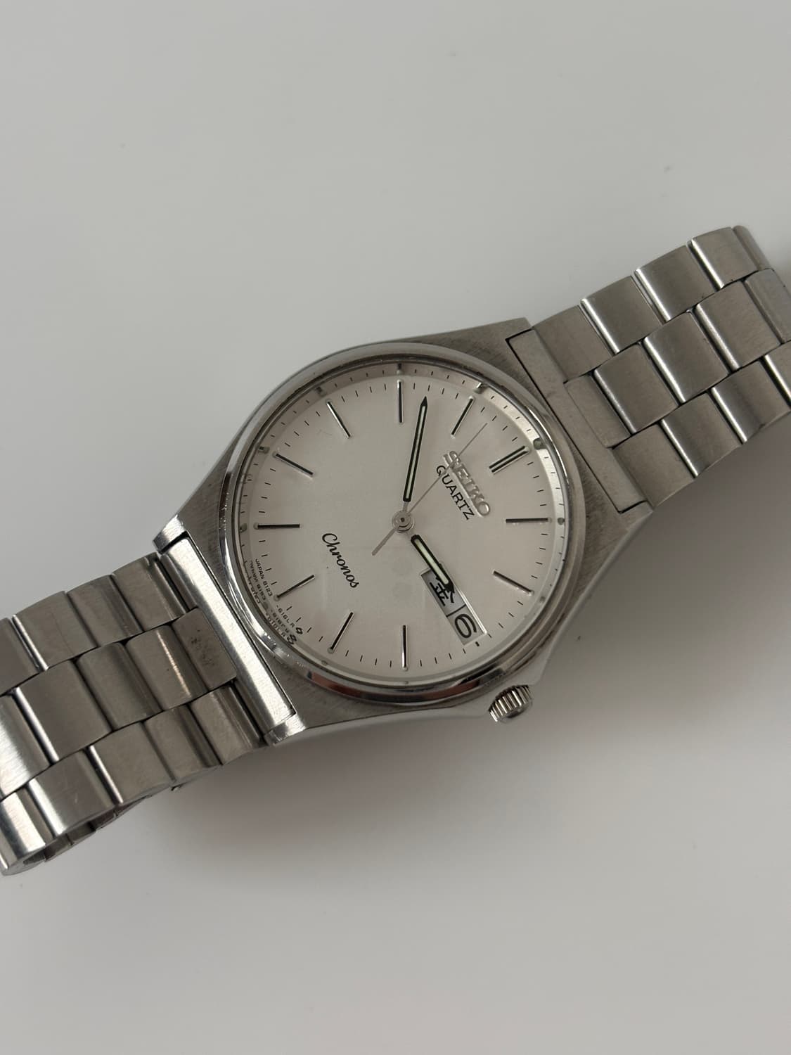 1980s Chronos Silver Quartz 상품이미지4