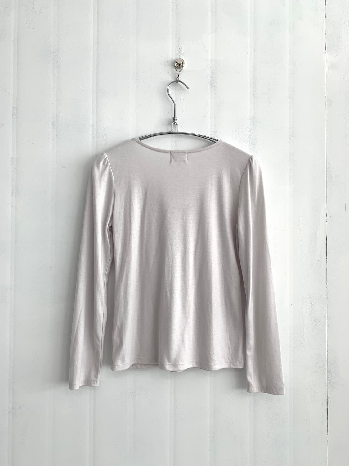 Soft Gray Ruffle Top 상품이미지10