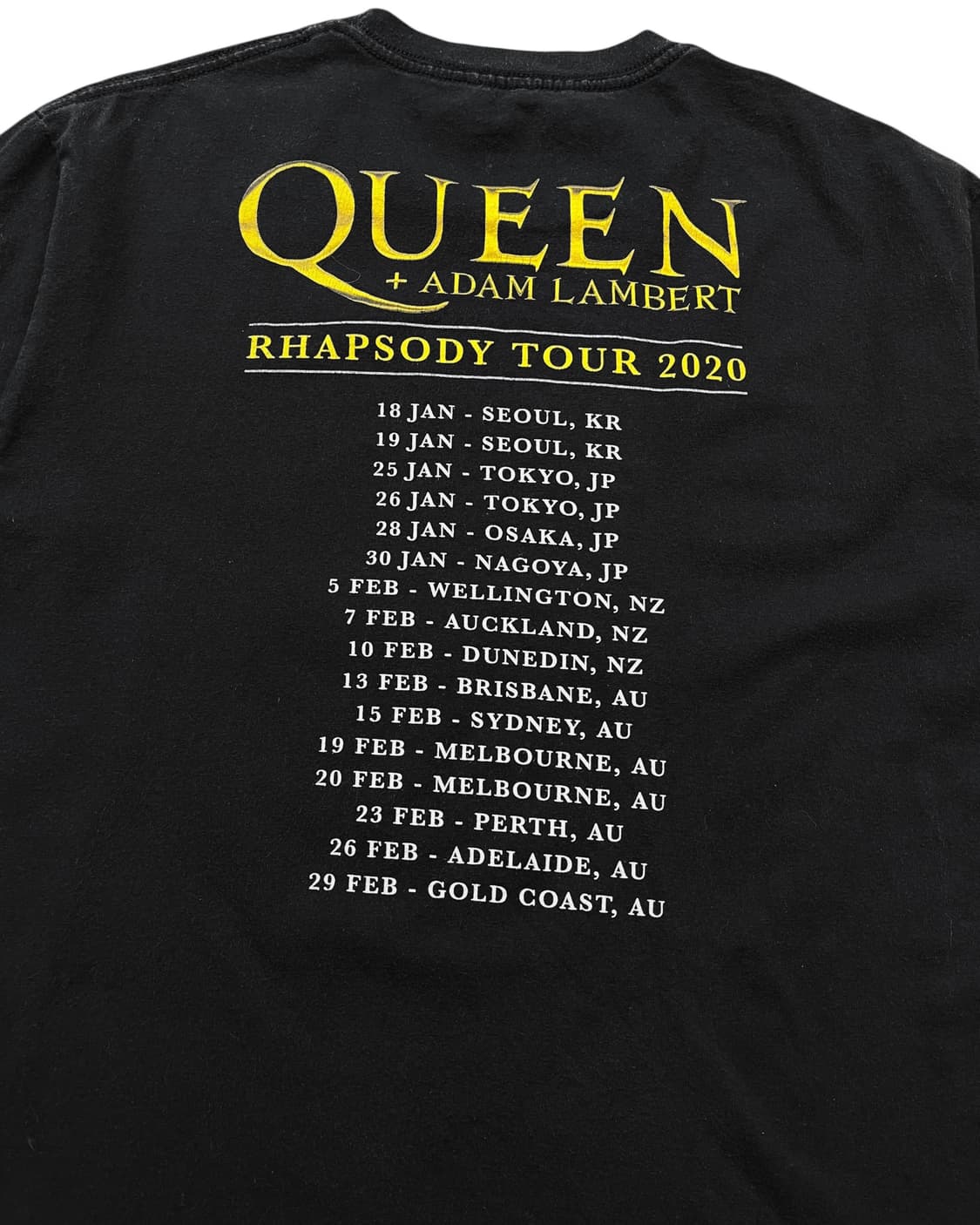 Queen 그래픽 블랙 반팔 티셔츠 상품이미지8