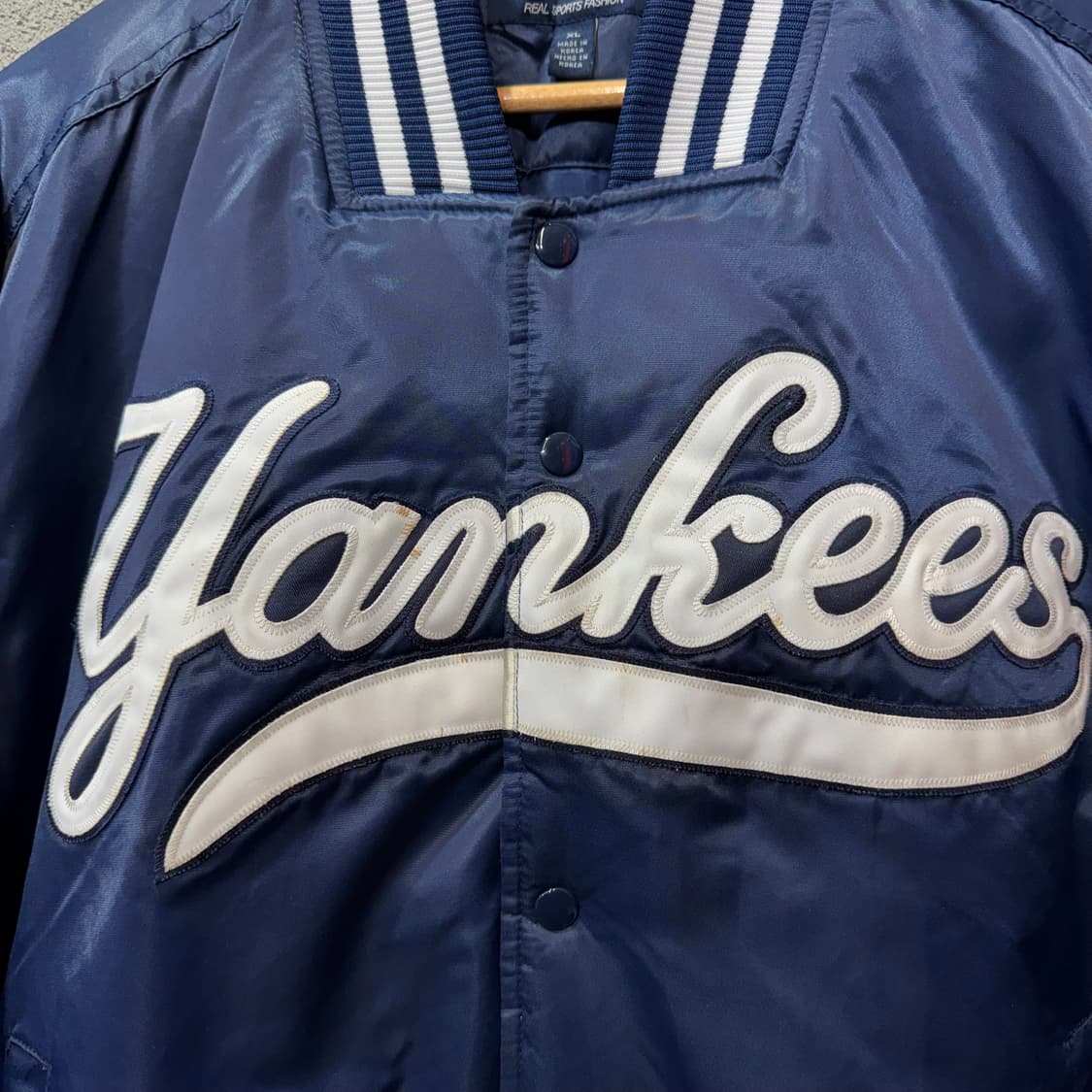 90s 쿠퍼스타운 컬렉션 G3 뉴욕 양키즈 베이스볼 점퍼 (XL) 상품이미지2