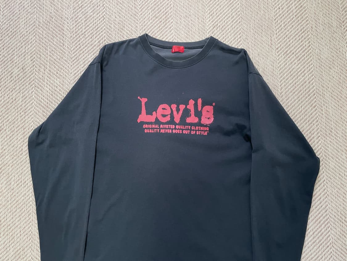 빈티지 Levis 리바이스 그래픽 긴팔티셔츠  상품이미지2
