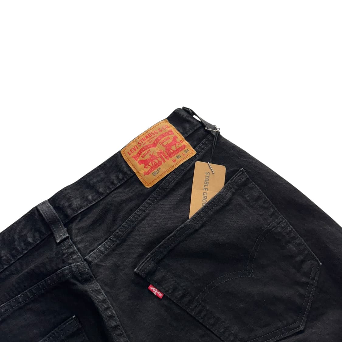 [35] 리바이스 501 데님 블랙진 [lv0822] 상품이미지8