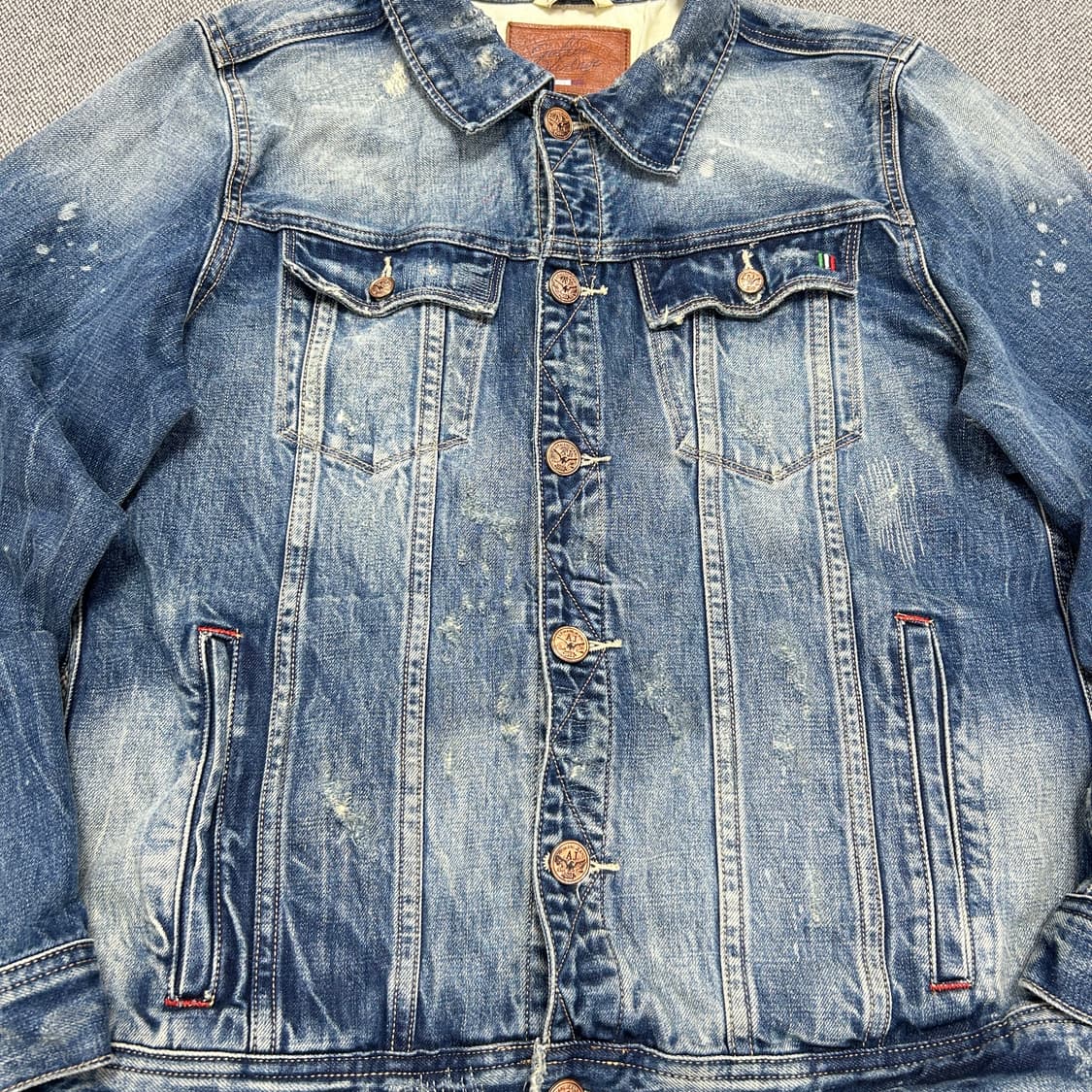 아르마니 빈티지 디테일 데님자켓(XL) 상품이미지2