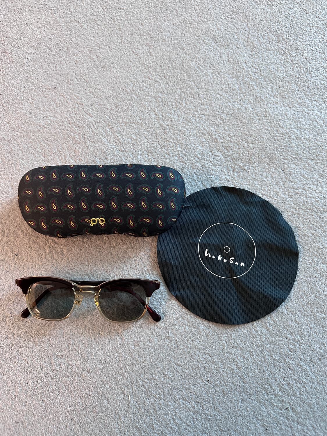 백산안경 하쿠산안경  포스트 / 브라운 상품이미지1