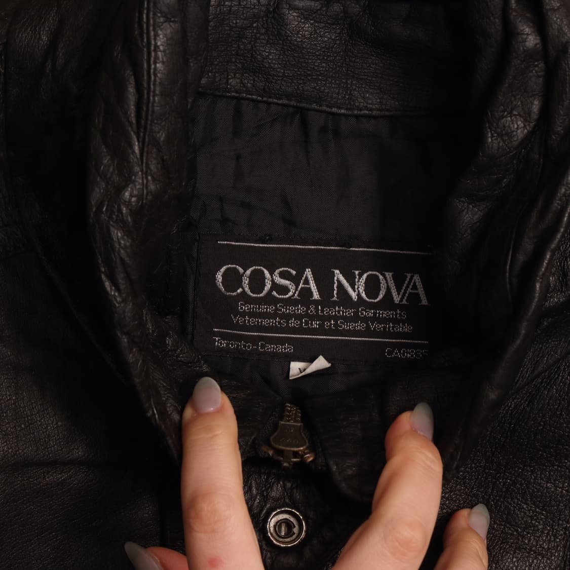 90's 빈티지 소가죽 레더 봄버 자켓 A1672 상품이미지3