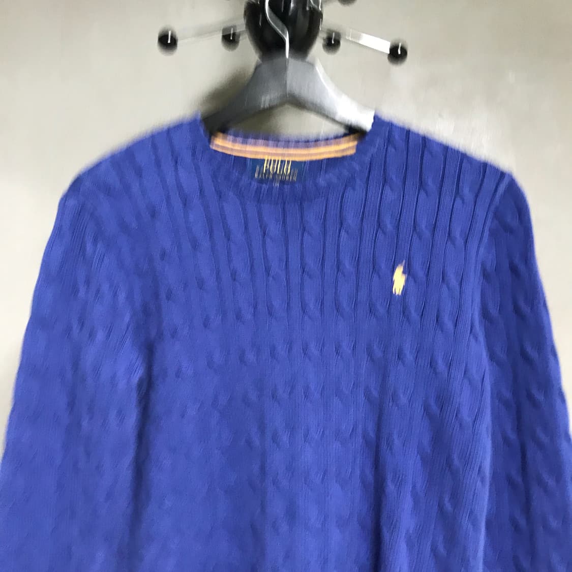 폴로 랄프로렌 케이블 니트 블루 L14-16(W) 상품이미지2