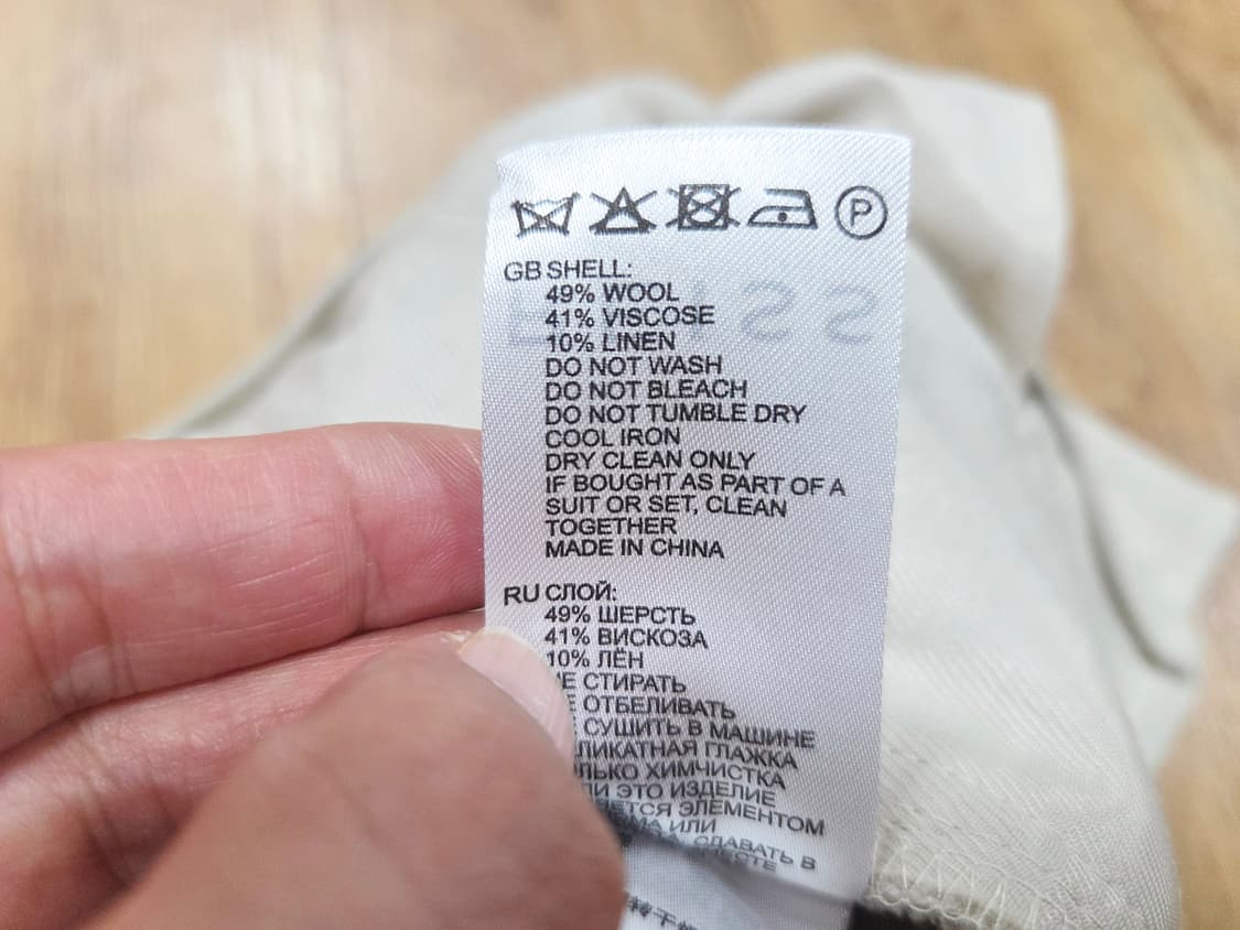 리스(REISS) 린넨블렌드 반바지 77 새상품 상품이미지6