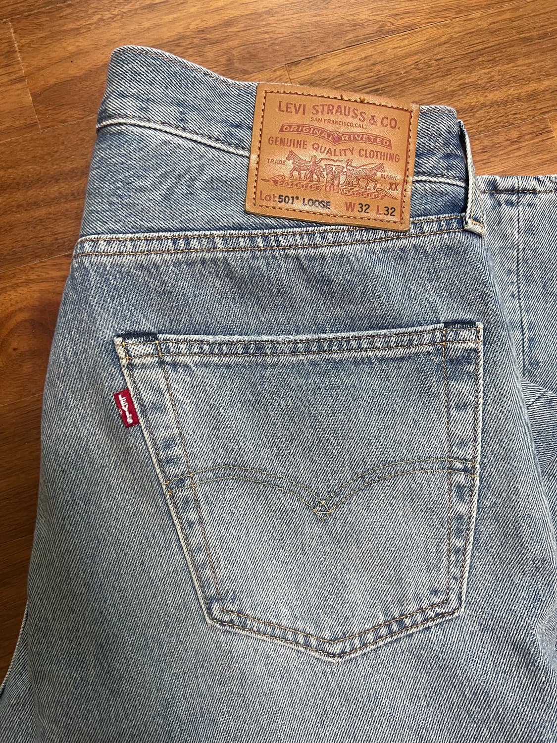 리바이스 501 루즈 진 32x32 상품이미지5
