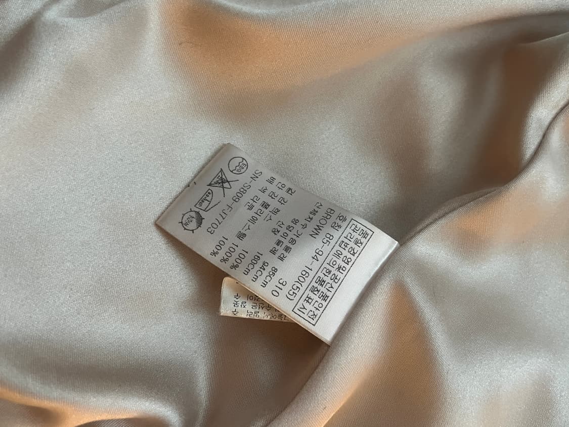 오네갸루 레오파드 라쿤 퍼 트리밍 코트 상품이미지4