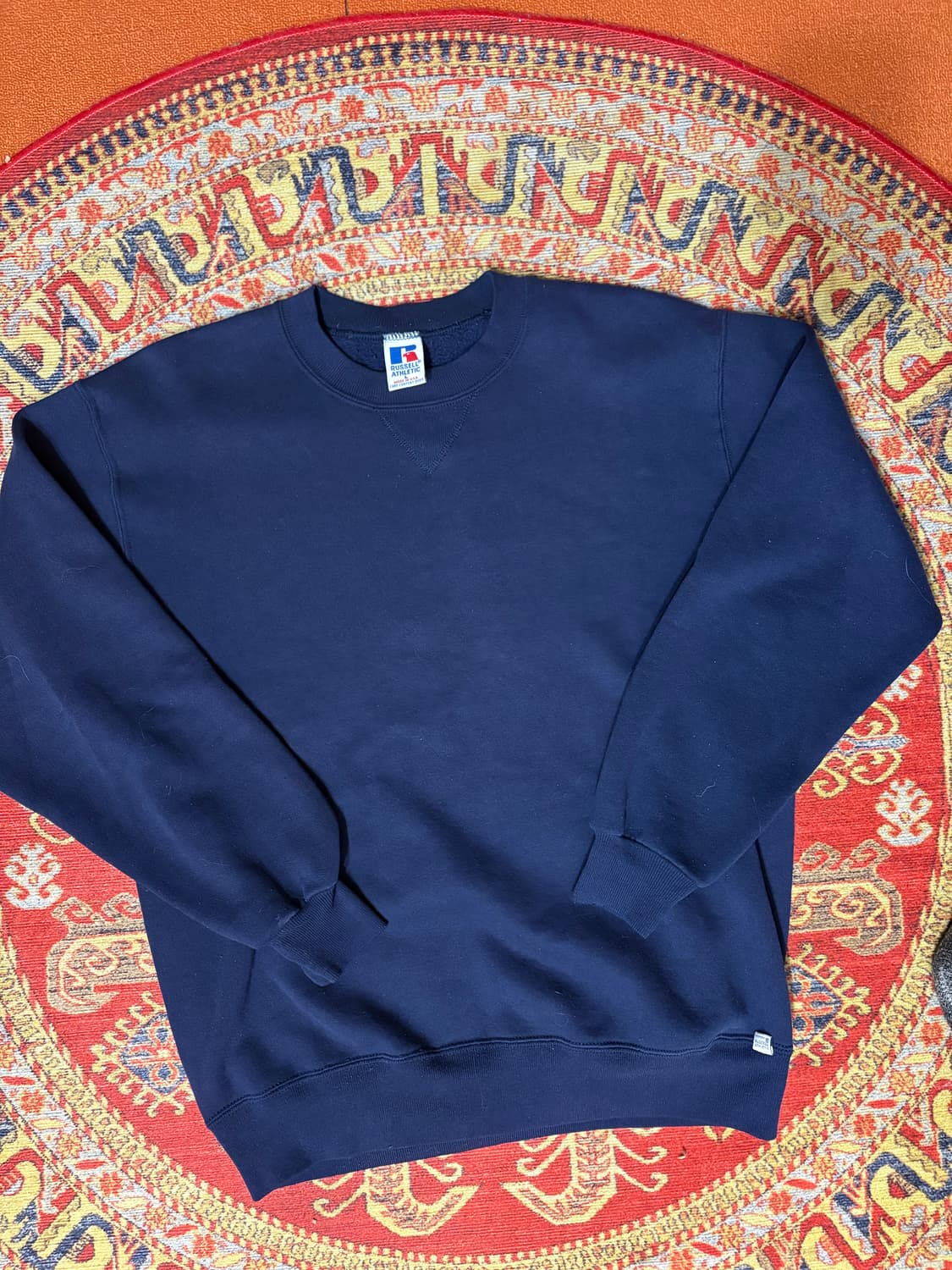 미제 러셀 빈티지 스웻셔츠 네이비 l 상품이미지1