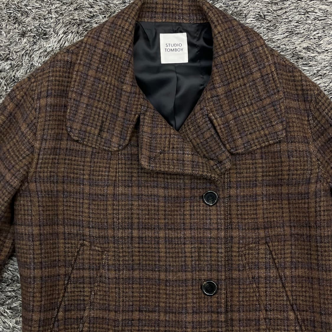 스튜디오톰보이 여성 울 70% 자켓 (FREE) 상품이미지2