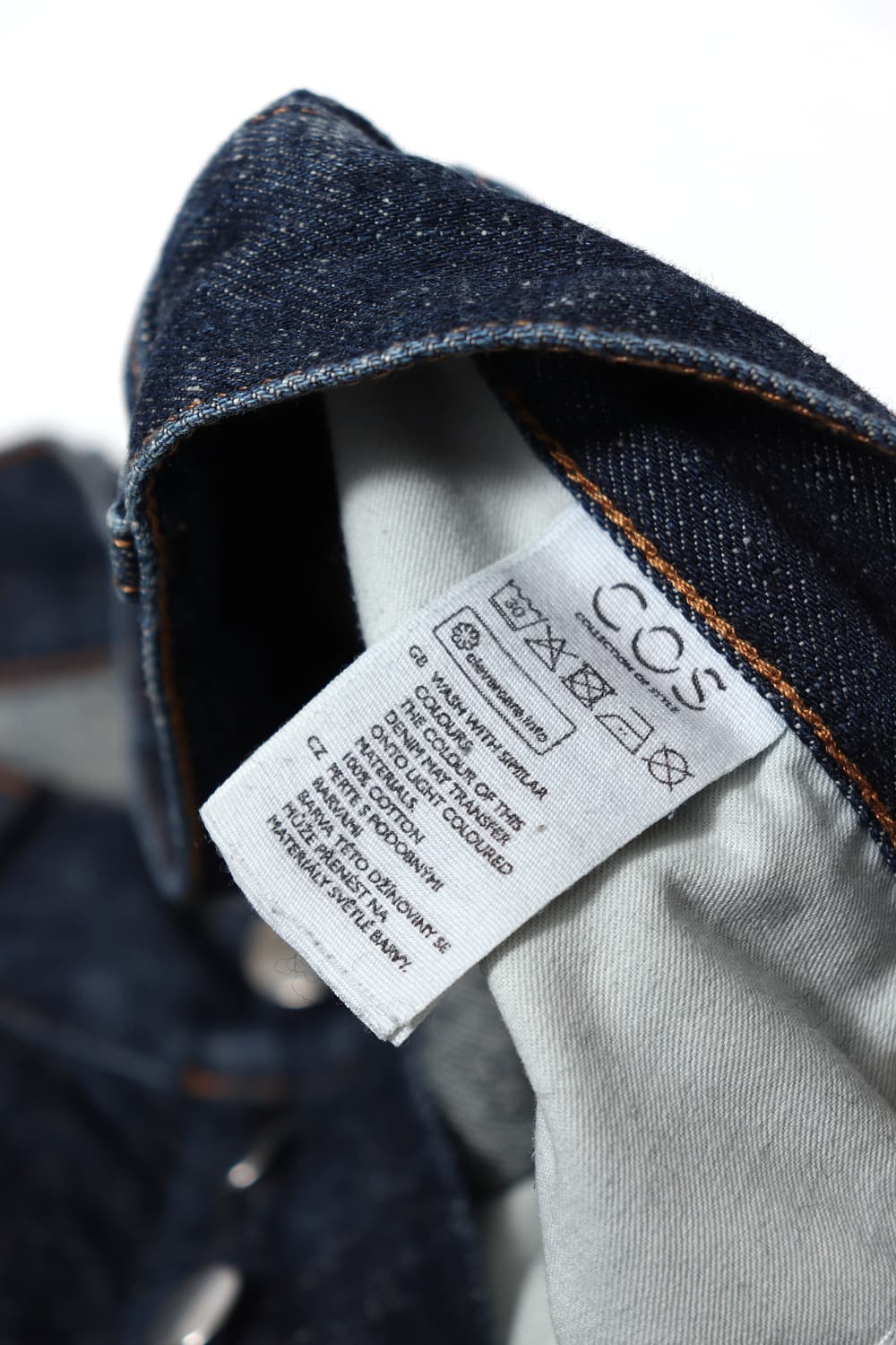 COS 버튼 플라이 데님 팬츠 women 29 상품이미지6