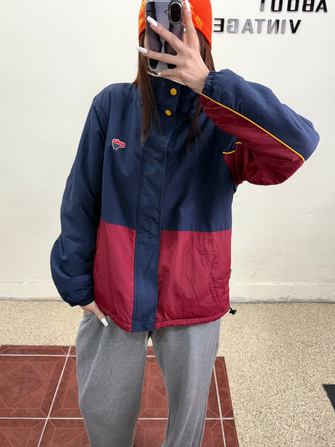 Gola 골라 양면 뽀글이자켓 상품이미지1