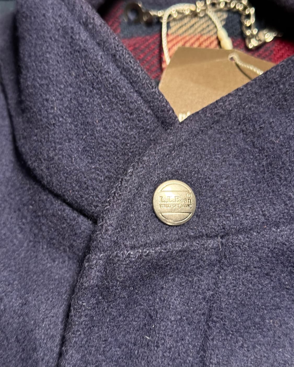 80‘s 엘엘빈 울 해링턴 자켓 M 상품이미지4