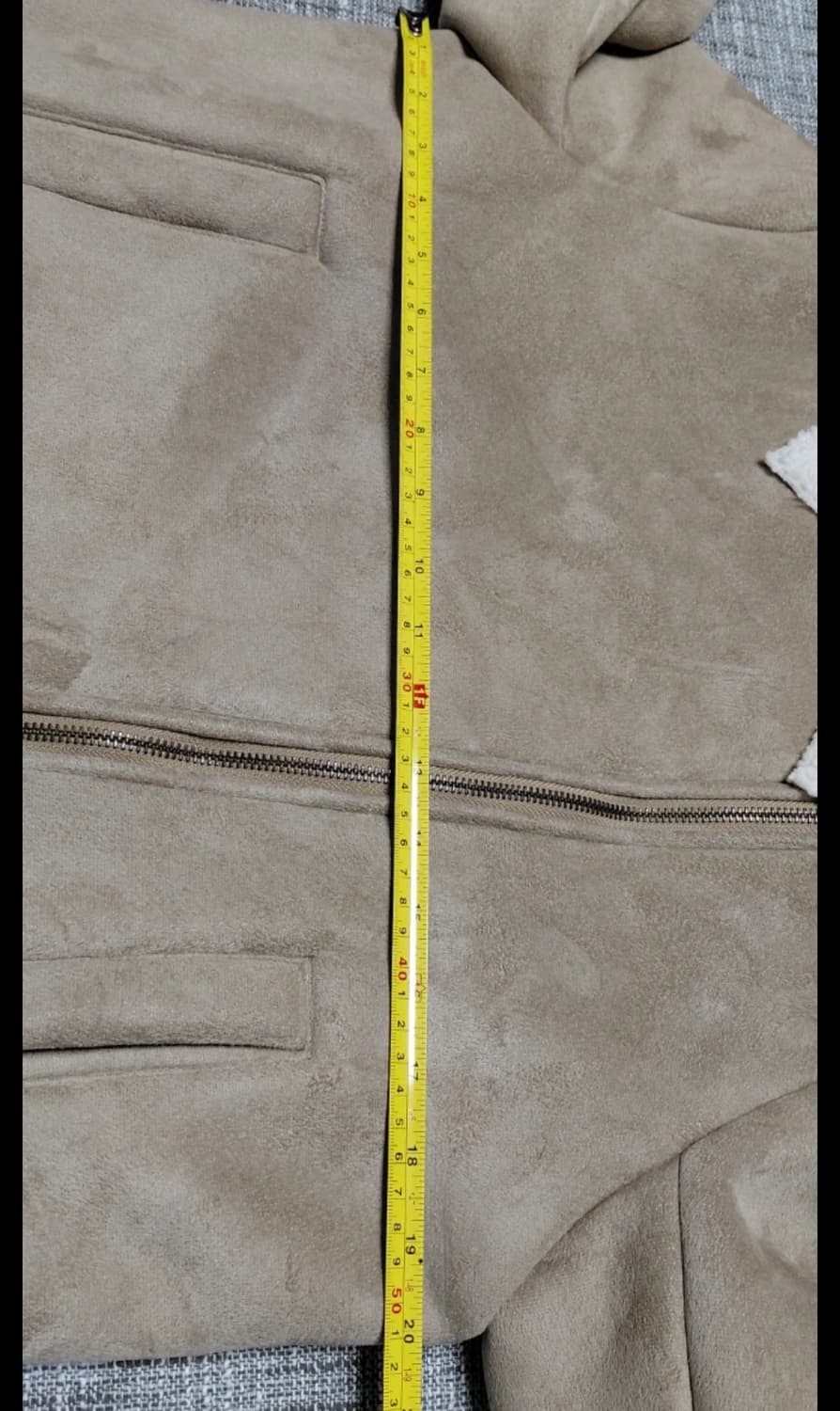 일본 GU 여성 무스탕 자켓 L 상품이미지8