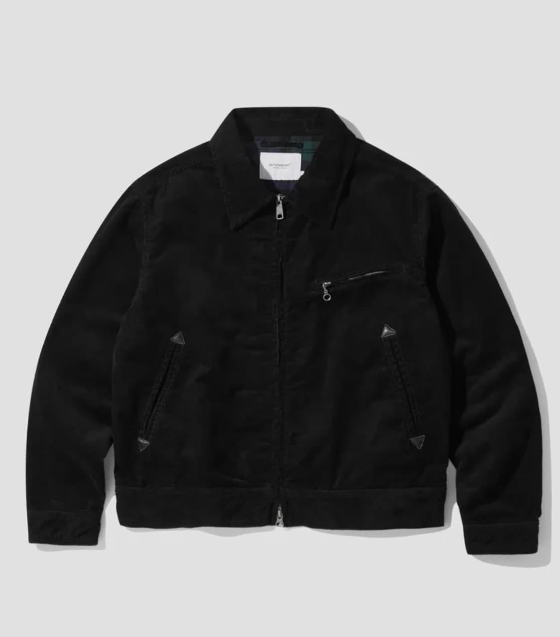 아웃스탠딩 코듀로이 자켓 블랙 상품이미지1