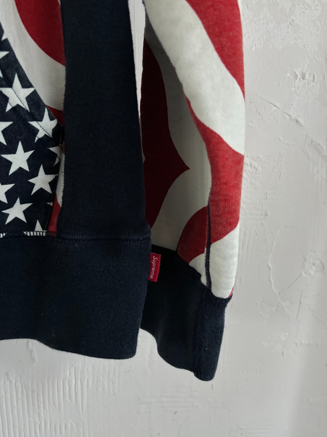 Supreme 슈프림 14FW 박스 로고 성조기 풀 오버 후드티 상품이미지5