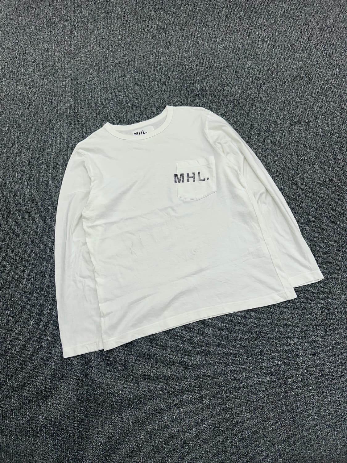 M) MHL 마가렛 호웰 슬림 롱슬리브 긴팔티 상품이미지1