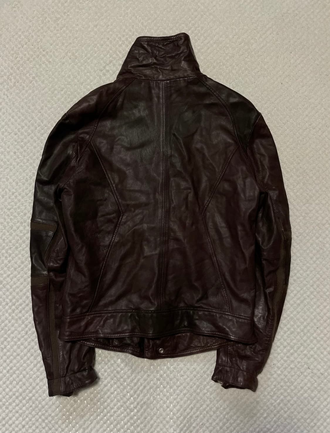 (급처)PULPFICTION 램스킨 베지터블 양가죽 다크 브라운 레더자켓 상품이미지2