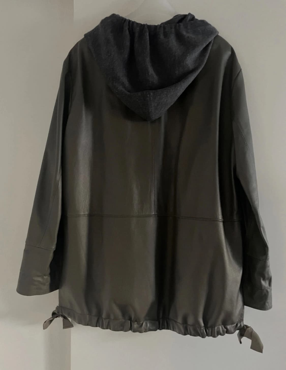 발렌시아 리얼 레더 코트 상품이미지2