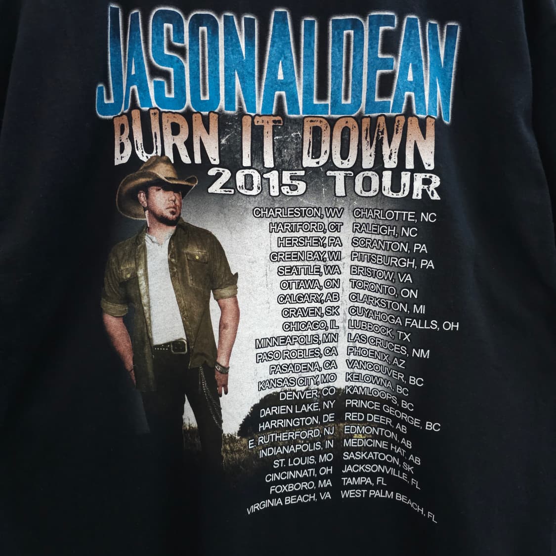 길단 JASON ALDEAN 2015 투어 티셔츠 상품이미지4