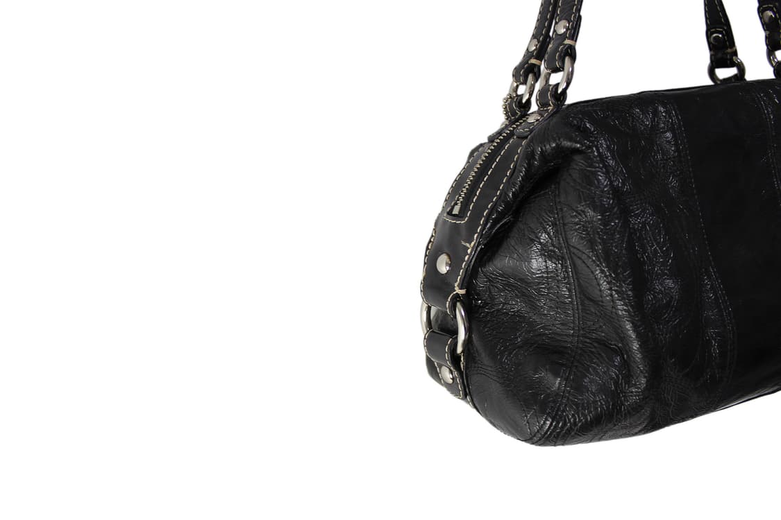 2000s Y2K COACH 코치 레더 토트백 상품이미지5