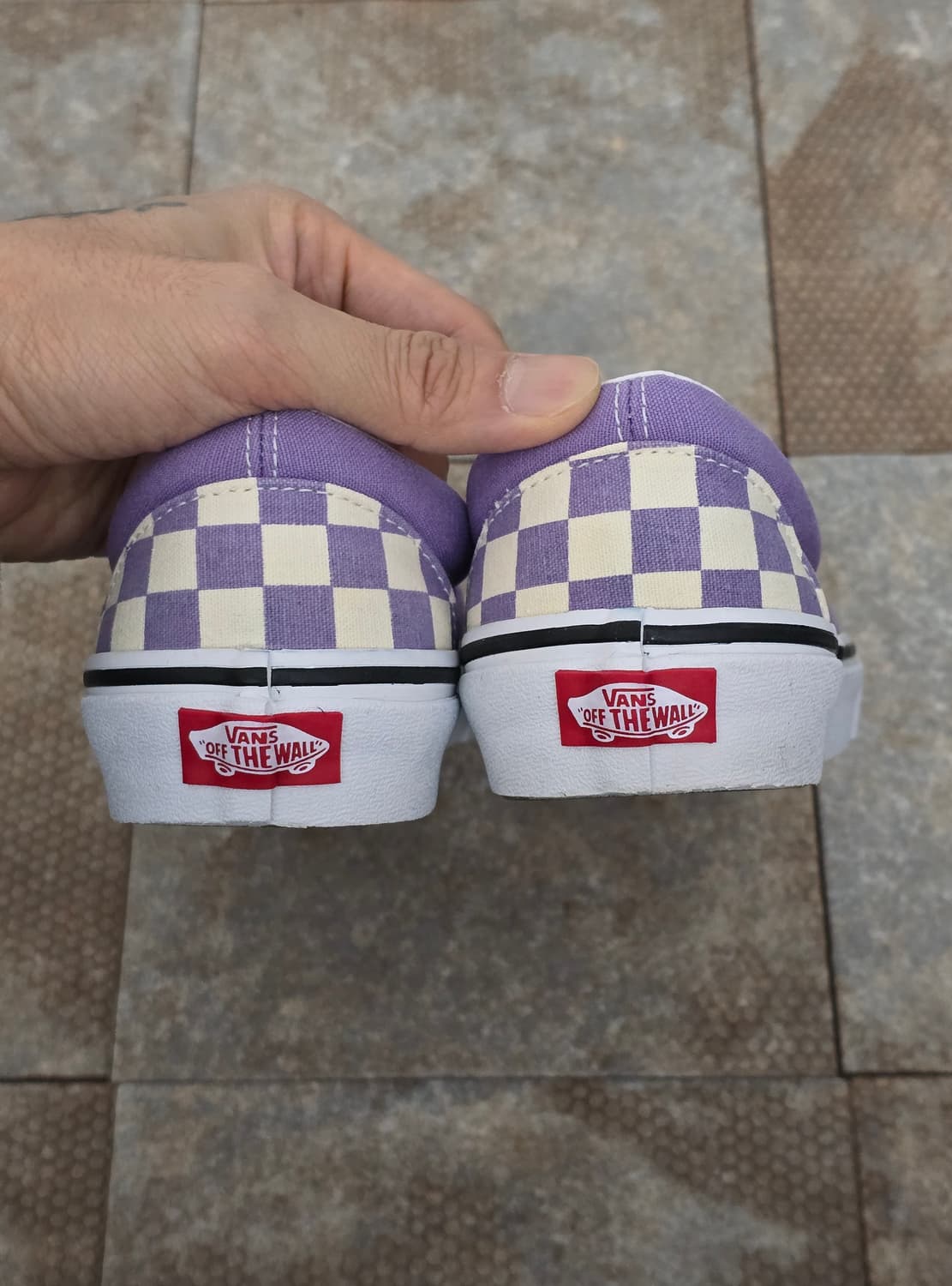 (235)반스 체커보드 슬립온 바이올렛 상품이미지8