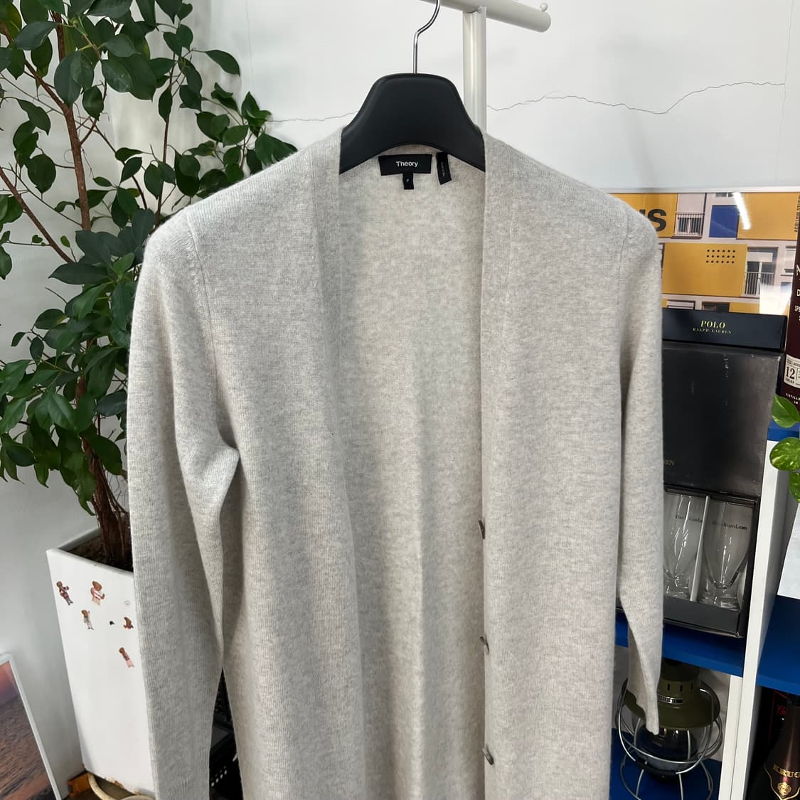 띠어리 캐시미어 100% 롱가디건 F 상품이미지2