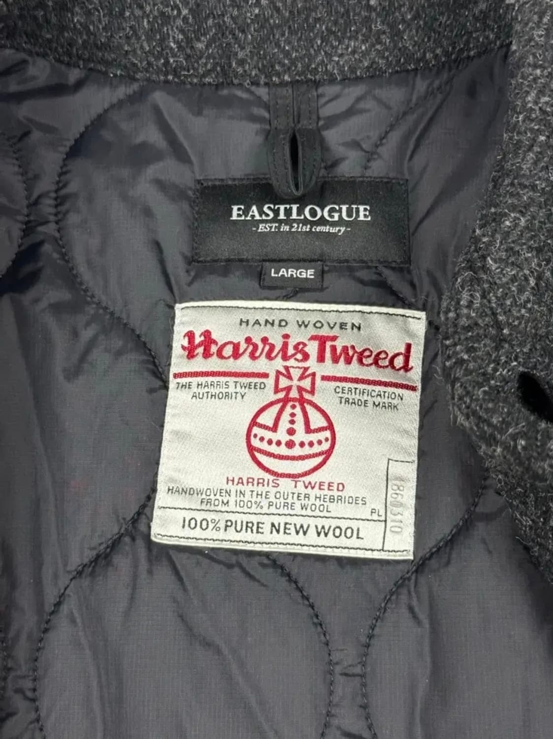 (105) 이스트로그 해리스트위드 오피서 코트 상품이미지8