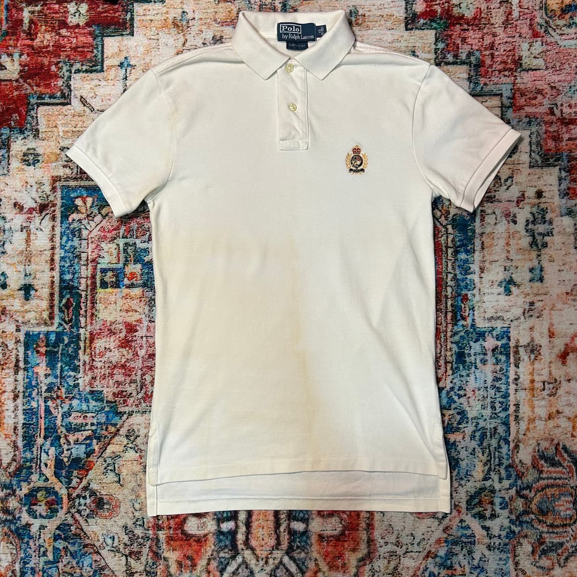 [S] 폴로 랄프로렌 월계수 자수 로고 카라 반팔 상품이미지1