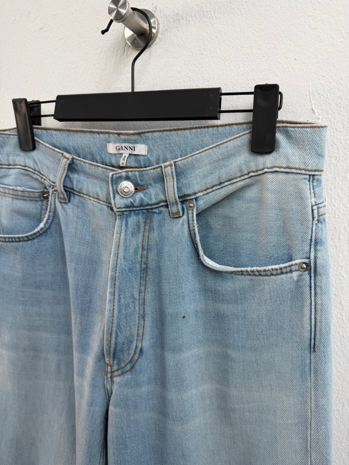 가니 하이웨스트 부츠컷 데님 팬츠  상품이미지5