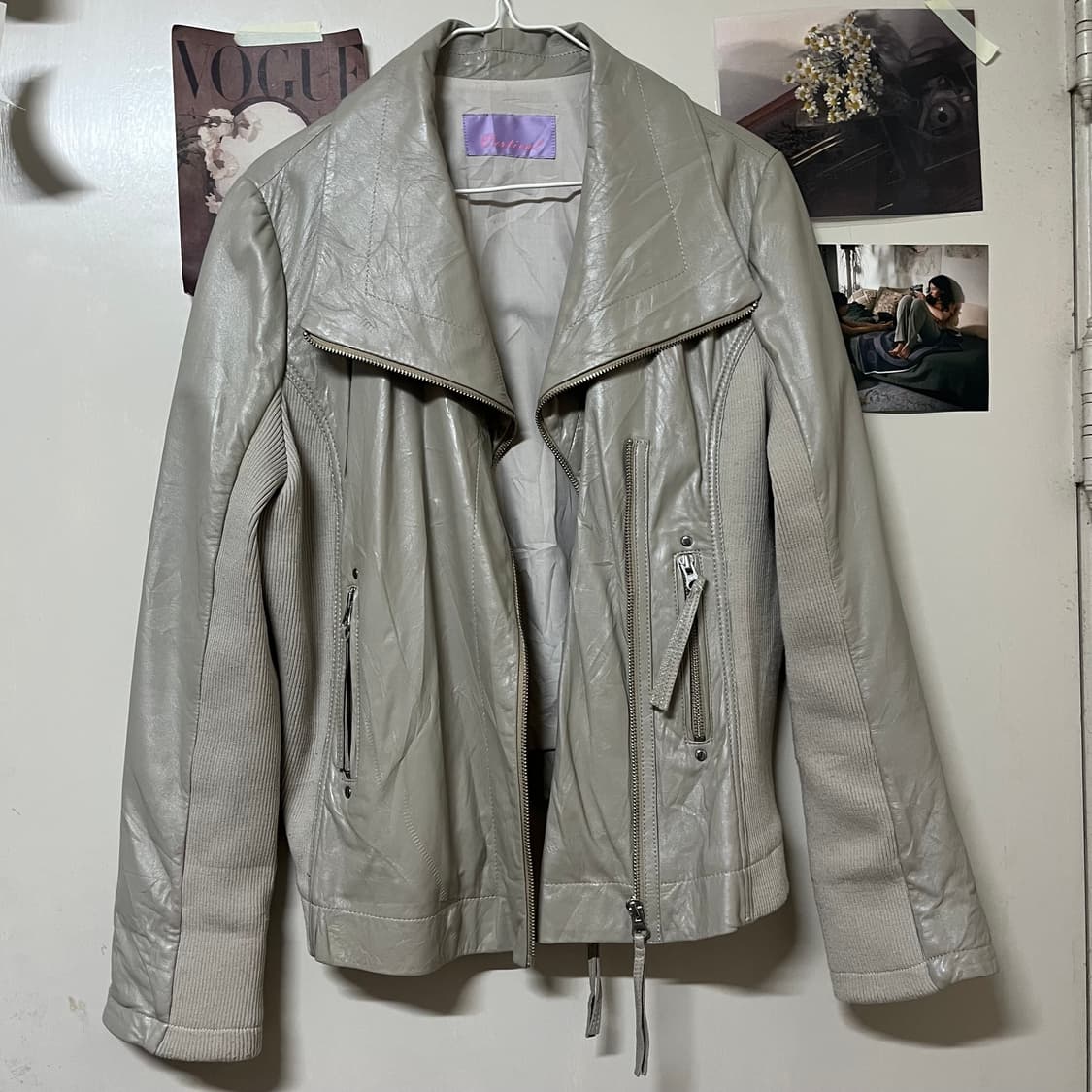 빈티지 라이더 가죽자켓 상품이미지1