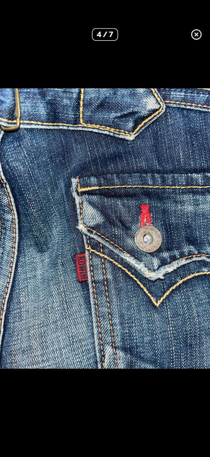 에드윈 rude zero 부츠컷 데님 팬츠 상품이미지4