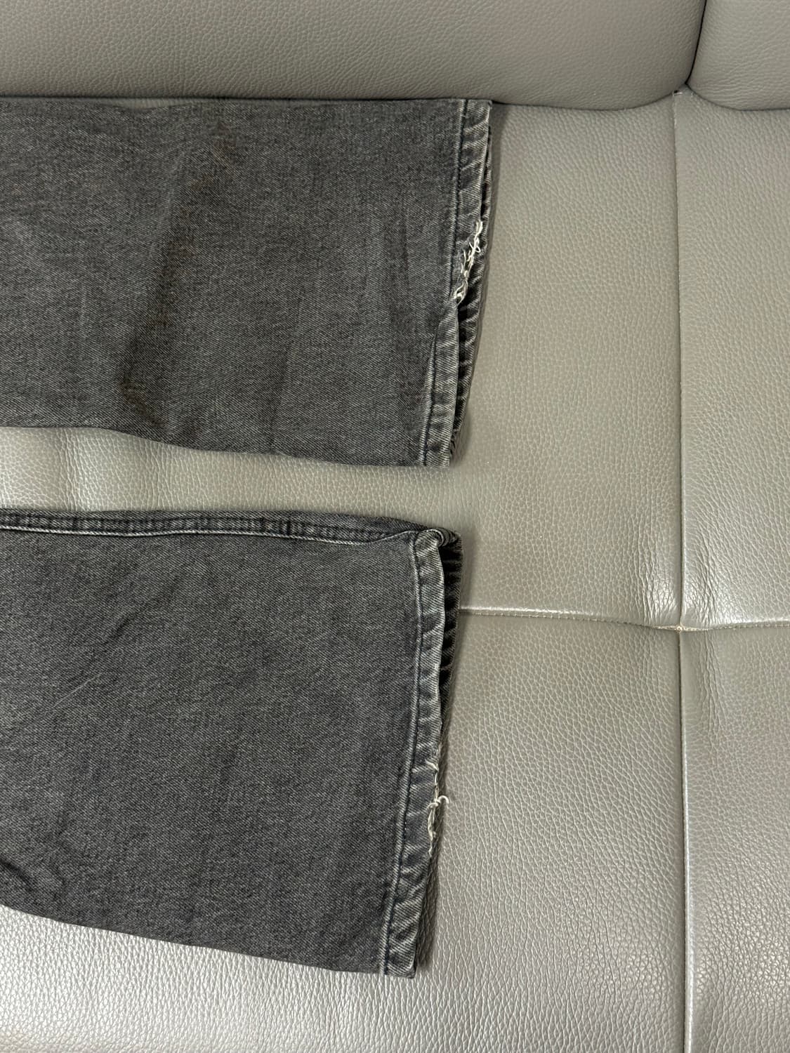 블랙업 부벨 워싱 부츠컷 데님팬츠 S 상품이미지5