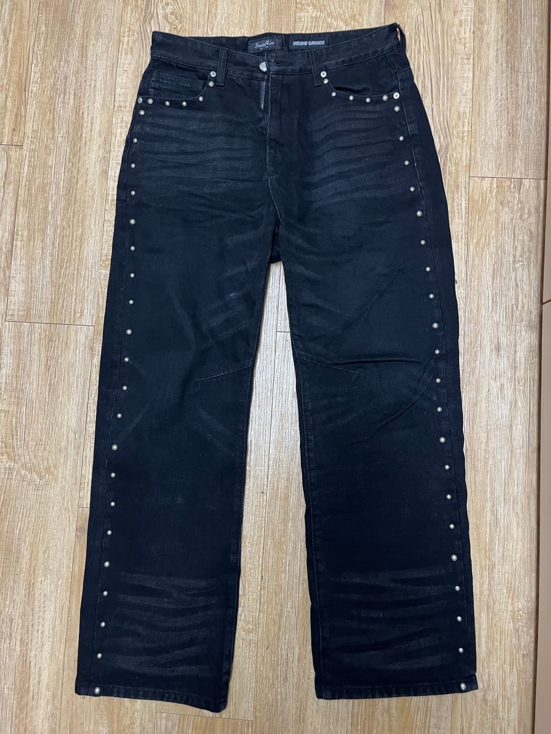 인세인개러지 x 스모크라이즈 스터드 데님 팬츠 상품이미지3