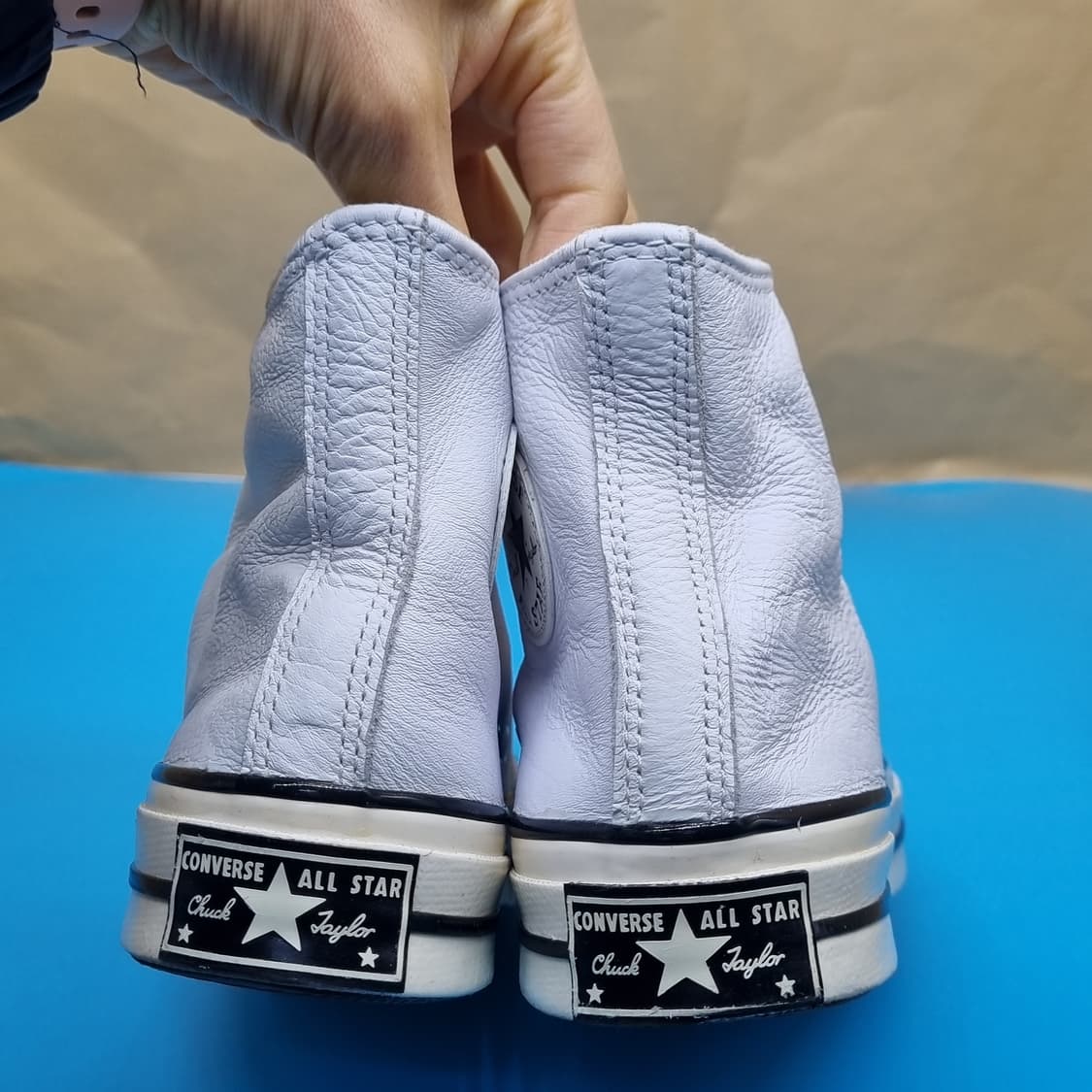 컨버스 척70 레더 화이트 하이탑220 상품이미지4