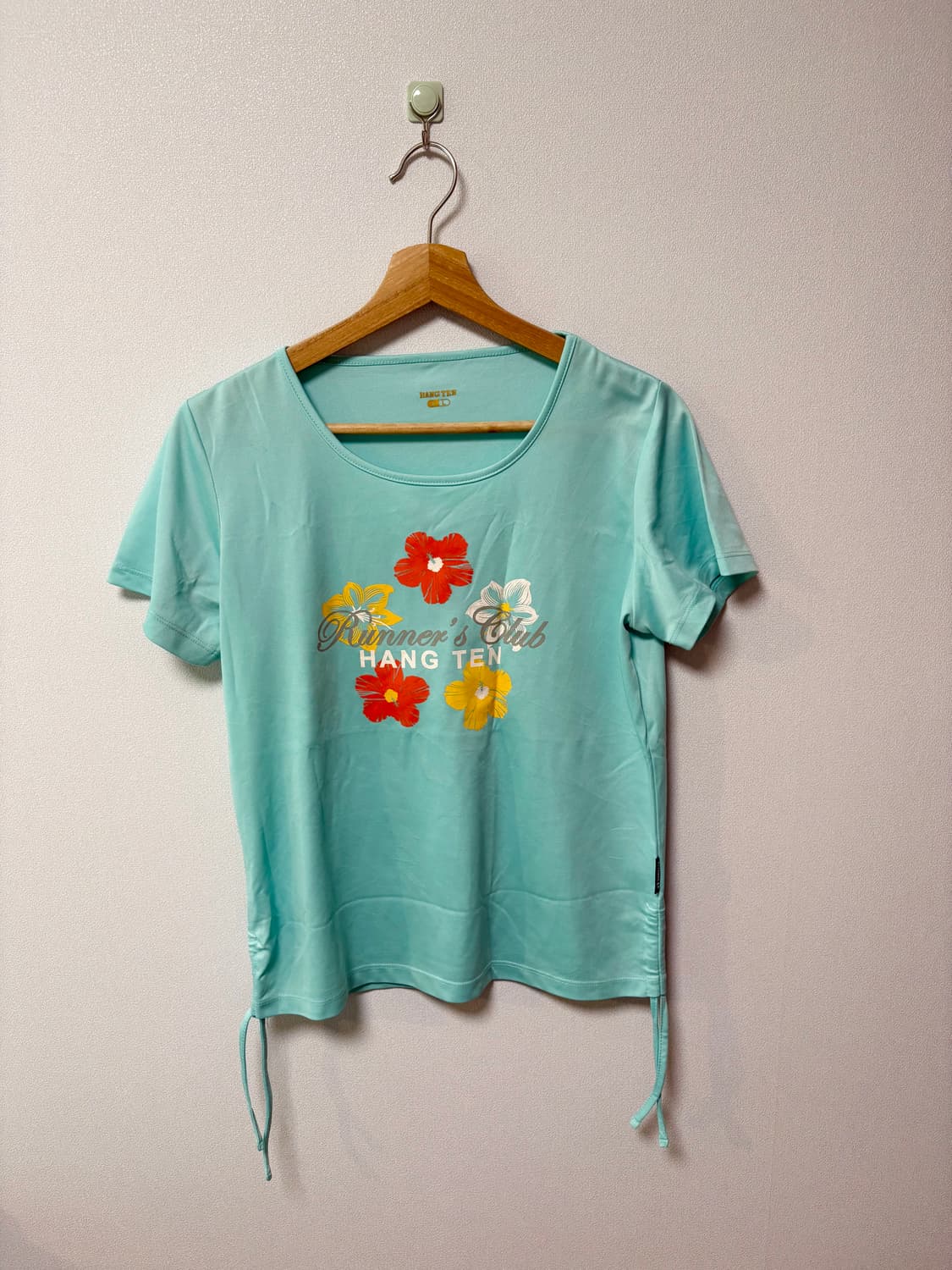 하와이안 민트 반팔 티셔츠 일본 빈티지 모리걸 상품이미지1