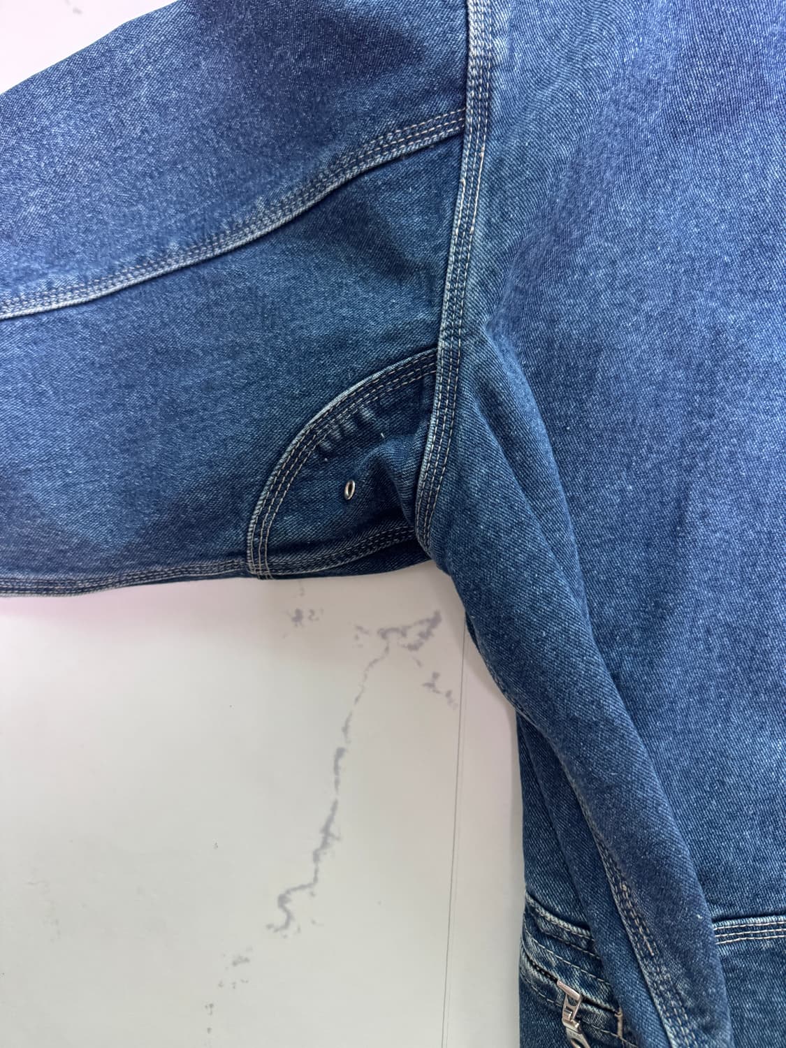 [90s/희귀] 펠레펠레 마크뷰캐넌 데님 워크 자켓 XL 상품이미지7