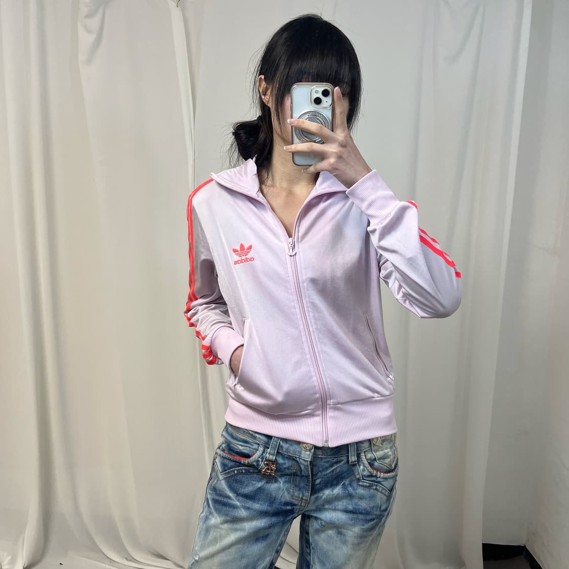 Adidas pink Firebird jersey 상품이미지1