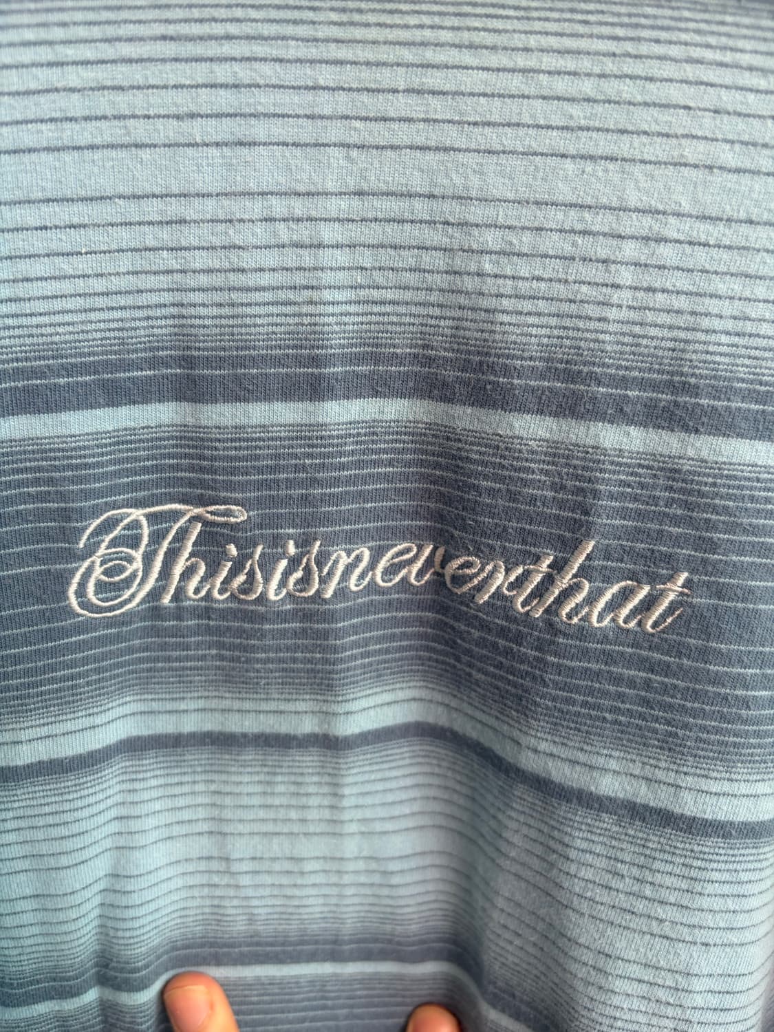 Thisisneverthat 스트라이프 긴팔 티셔츠 M 상품이미지3