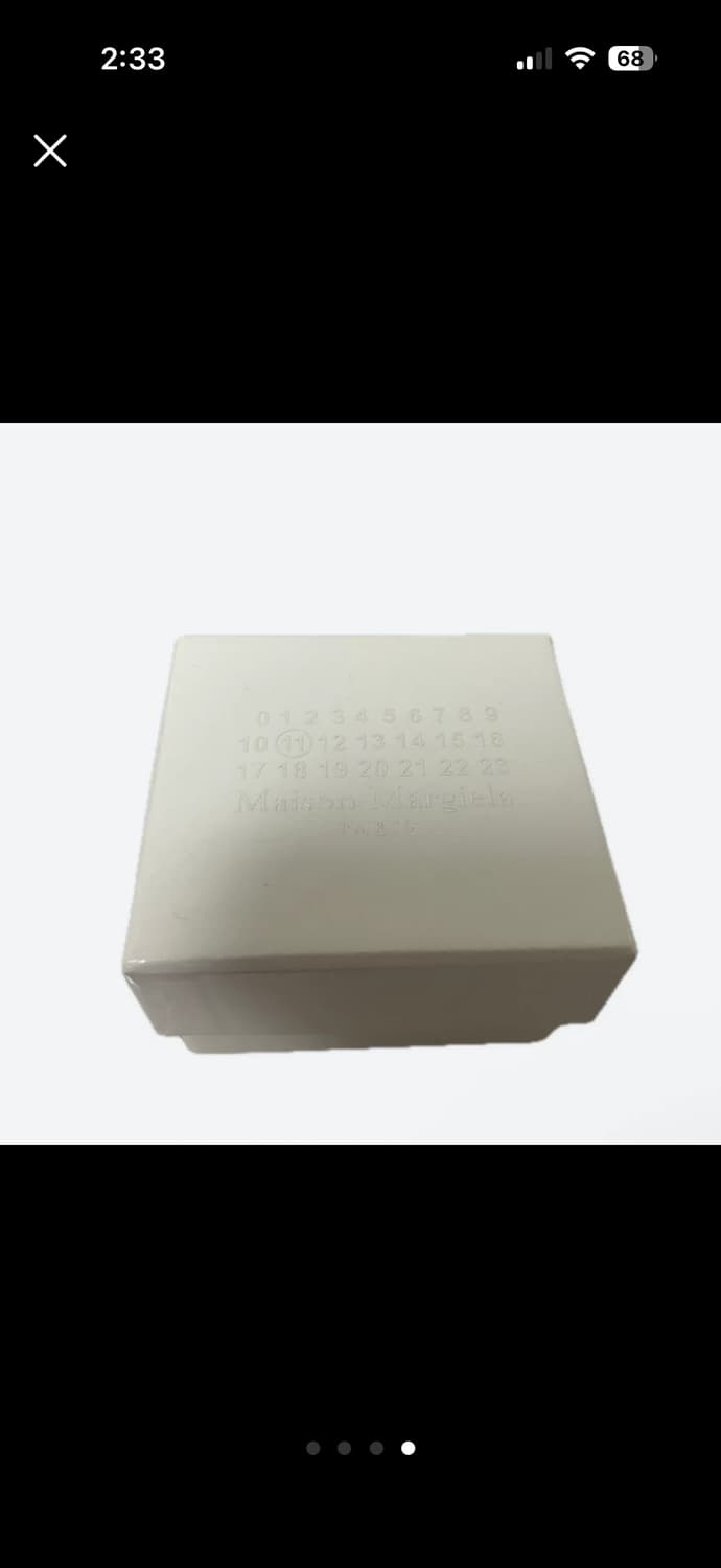 메종 마르지엘라 업사이드다운 로고링 상품이미지4