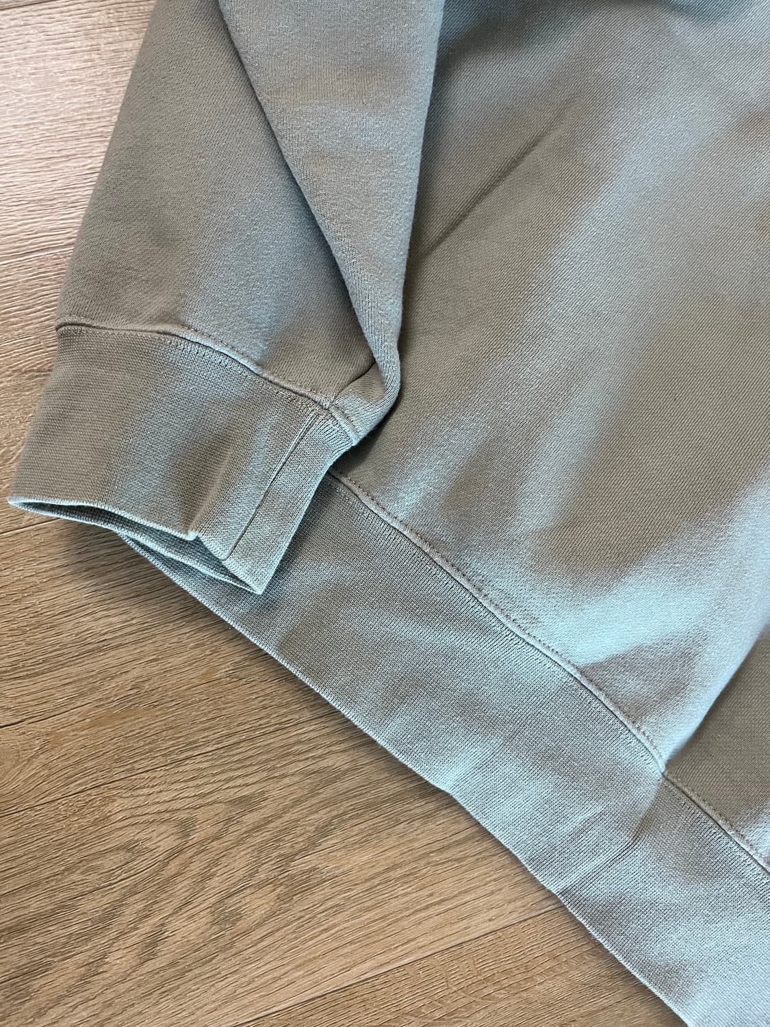 피오갓 에센셜 후드티 M(기모) 피스타치오 상품이미지4