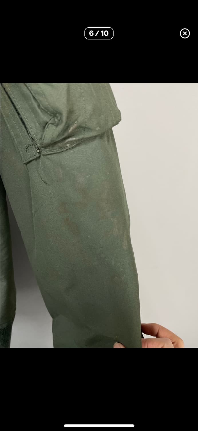 빈티지 공군 카키 항공 자켓 A3218 상품이미지6