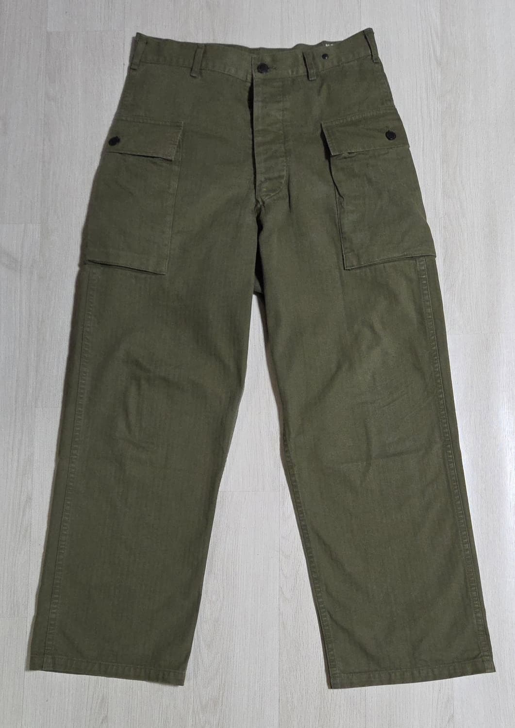 (착샷) 오어슬로우 투포켓 카고 팬츠 m43 퍼티그 상품이미지1